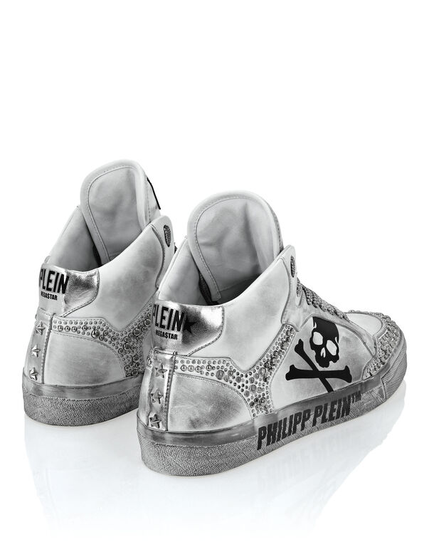 Nappa Leather Hi-Top Sneakers Studs Retrokickz TM