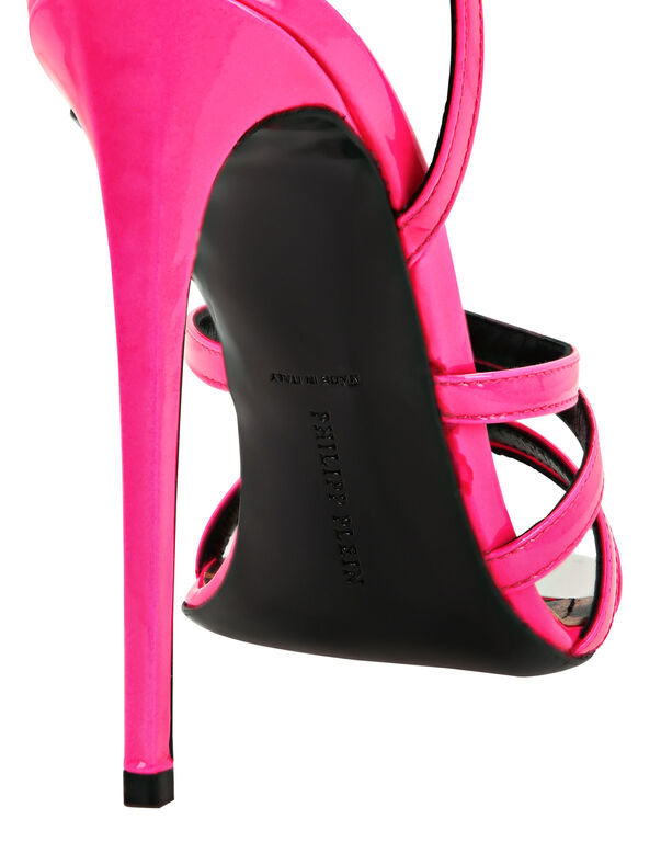Patent Leather Sandals Hi-Heels
