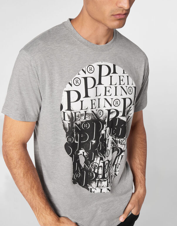 T-shirt Round Neck SS Print Skull