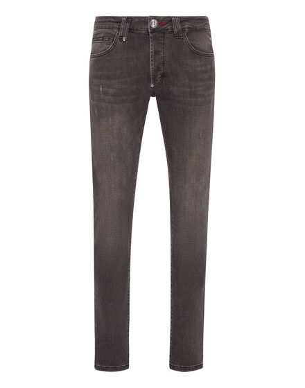 Denim Trousers Super Straight Cut Basic