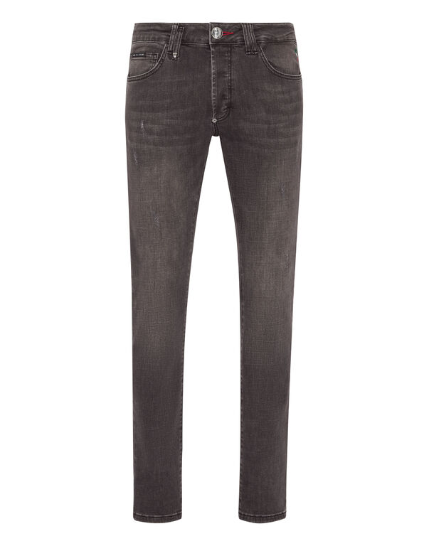 Denim Trousers Super Straight Cut Basic