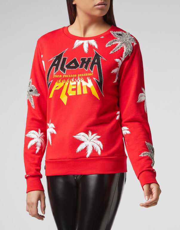 Sweatshirt LS Aloha Plein