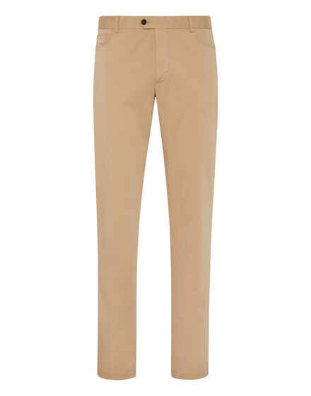 Cotton Long Trousers Chinos fit Iconic Plein