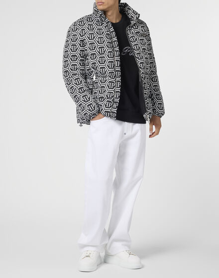 Nylon Puffer Jacket Monogram