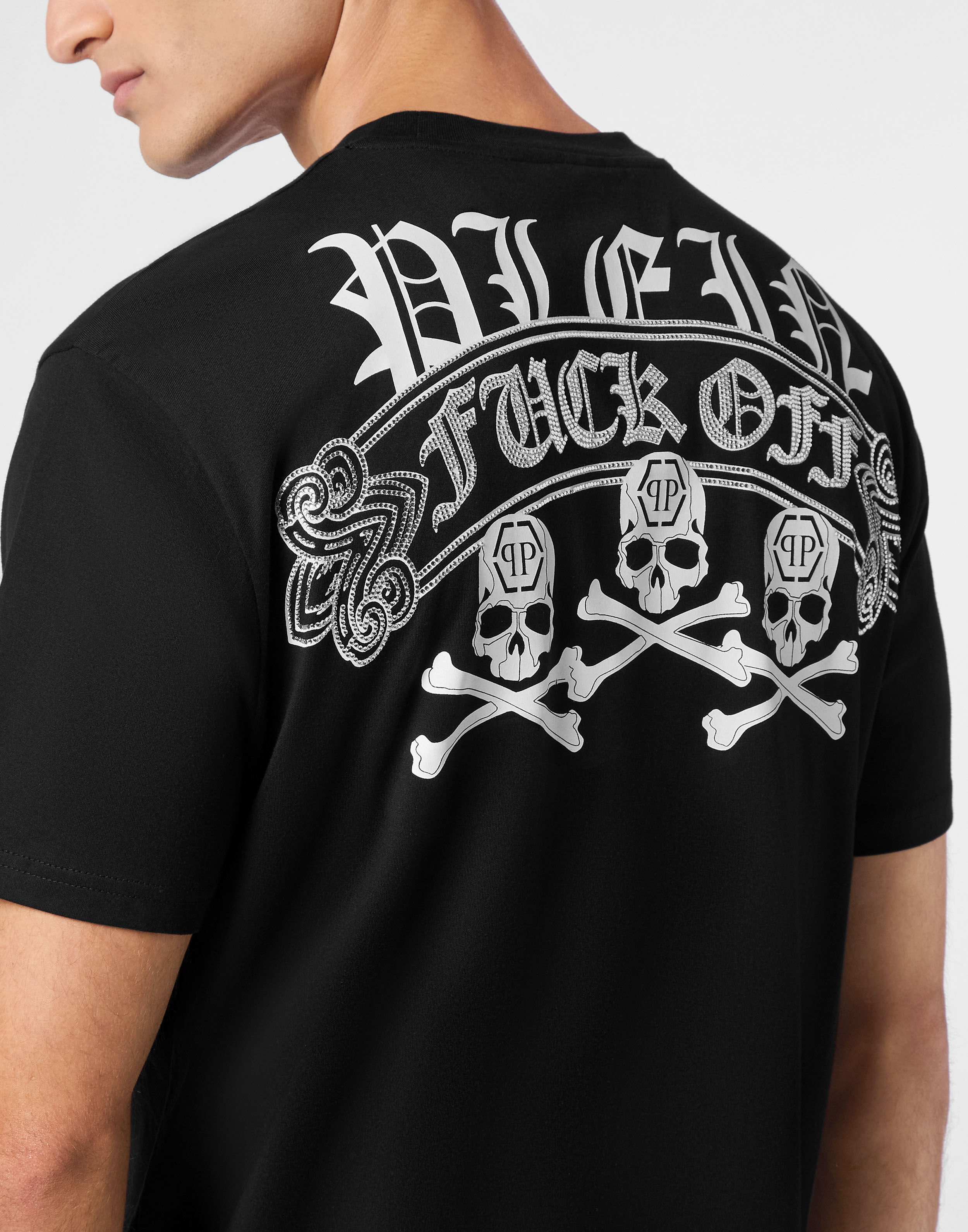 T-shirt Round Neck SS Skull&Bones | Philipp Plein Outlet