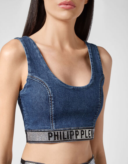 Denim Super Stretch top Philipp Plein TM