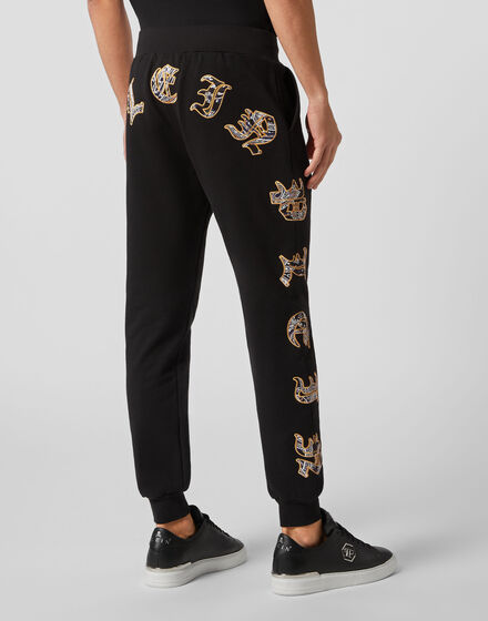 Satin Jogging Trousers Paisley Gothic Plein Satin Jogging Trousers Paisley Gothic Plein