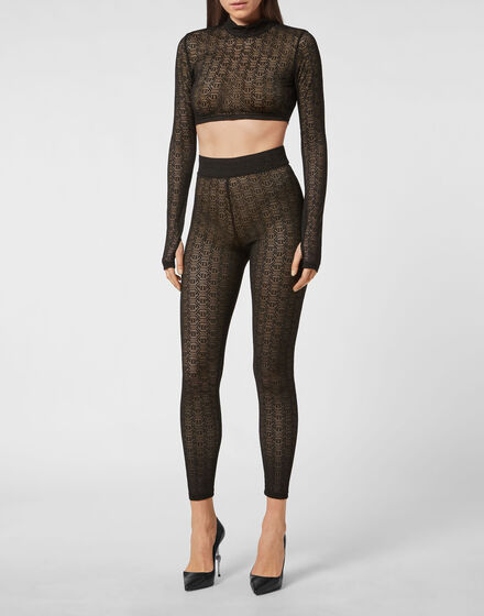 Tulle Leggings Monogram