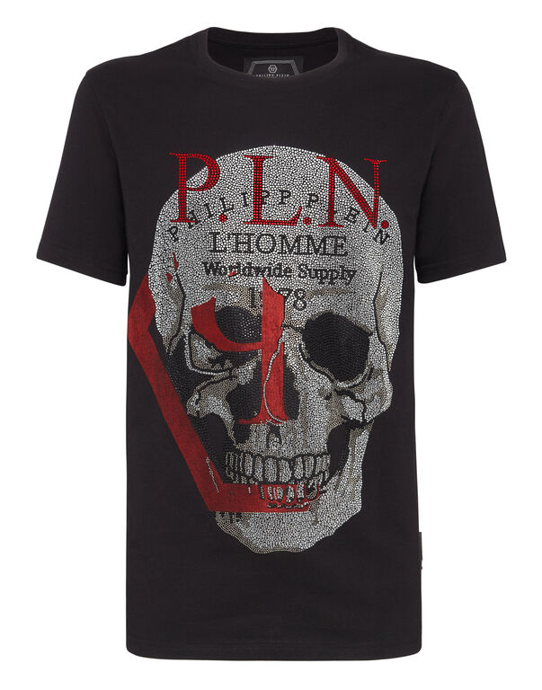 T-shirt Platinum Cut Round Neck P.L.N.