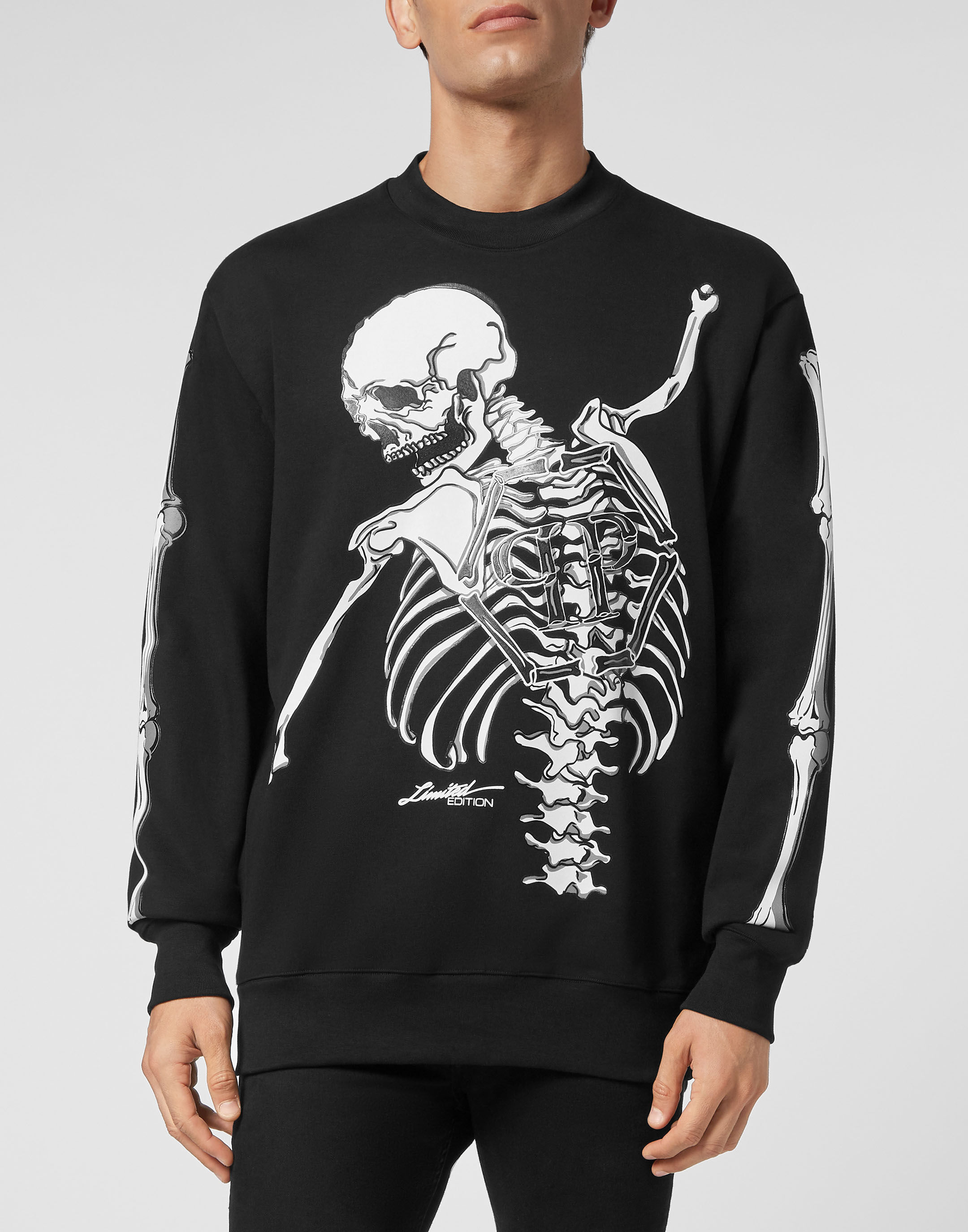 Black clearance skeleton sweatshirt