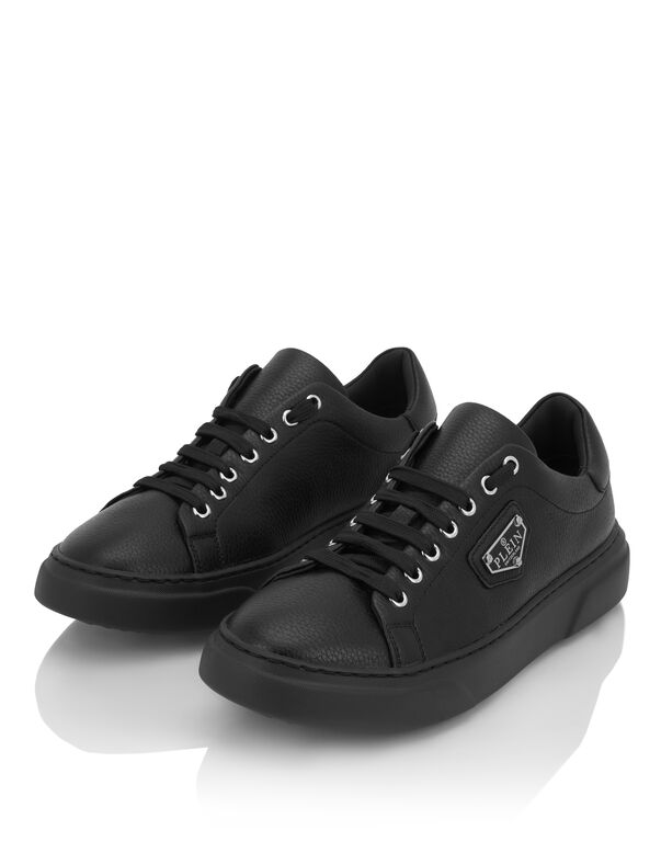 Leather Lo-Top Sneakers Iconic Plein