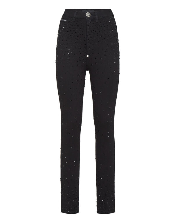 Denim Super High Waist Jegging Crystal Rain