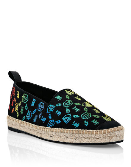 Canvas Espadrillas Embroidery Monogram