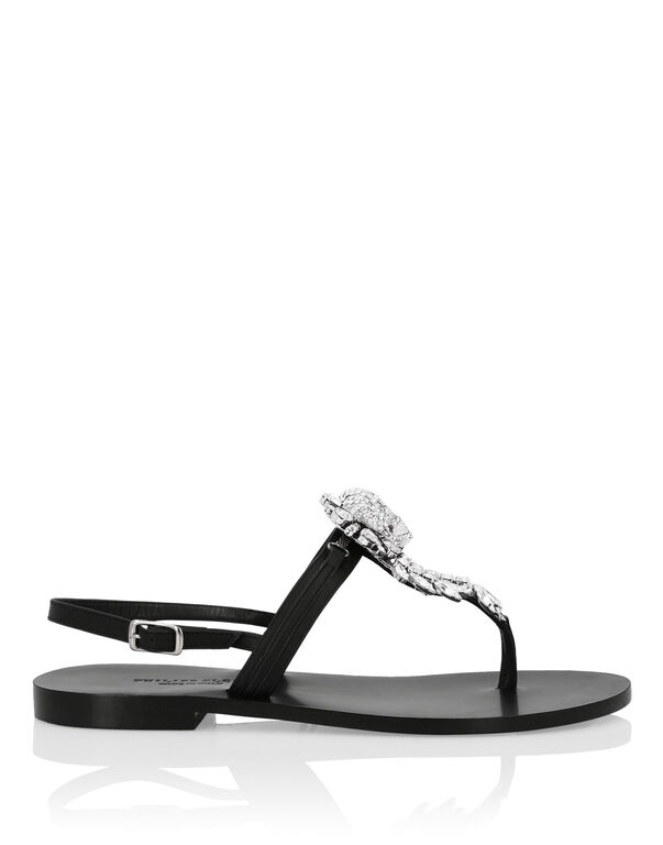 Sandals Flat Skull