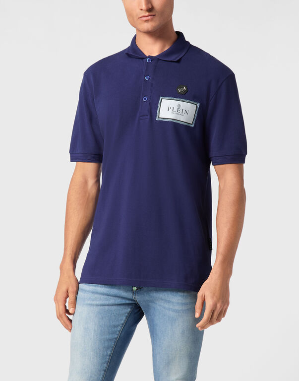 Polo shirt SS Label Contrast