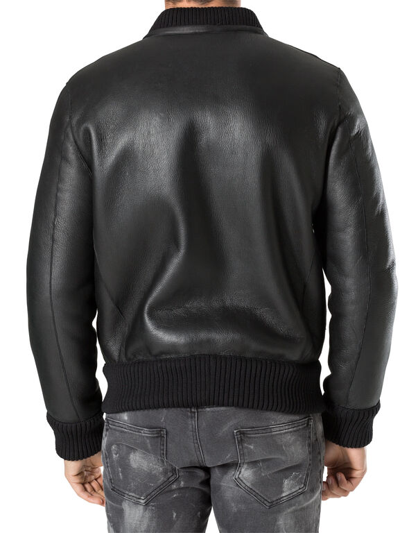 Leather Bomber "Martin"