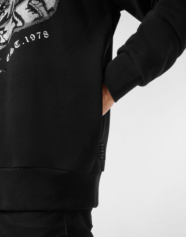Hoodie Sweatshirt Crystal Tattoo