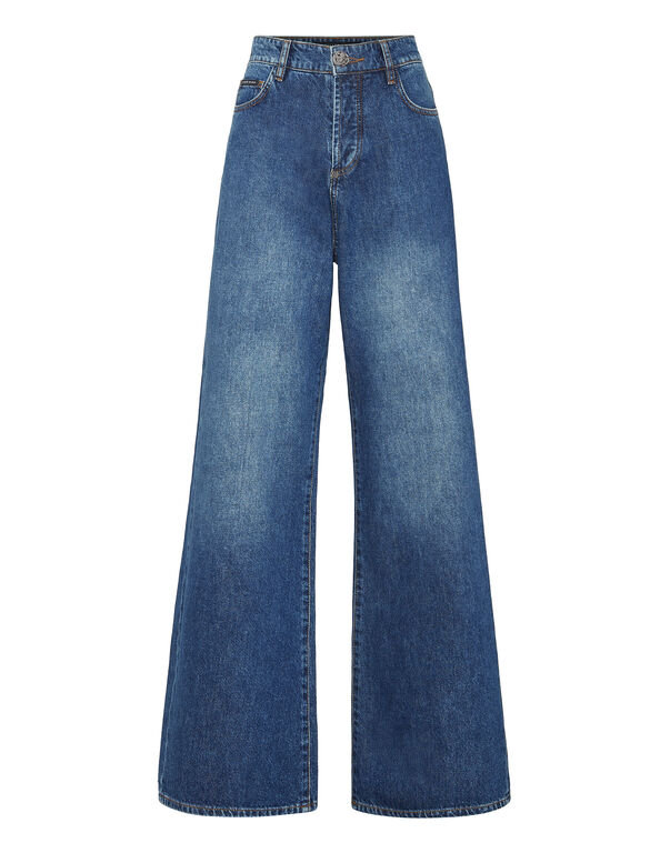 Denim Skater Fit Trousers