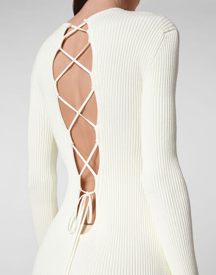 Knit Midi Criss Cross Dress