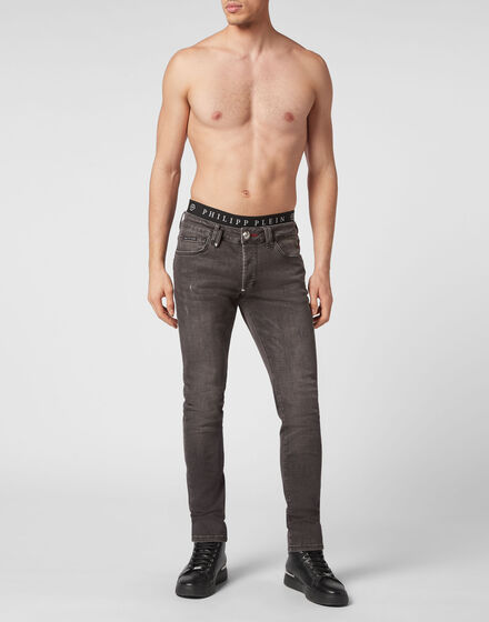 Denim Trousers Super Straight Cut Basic