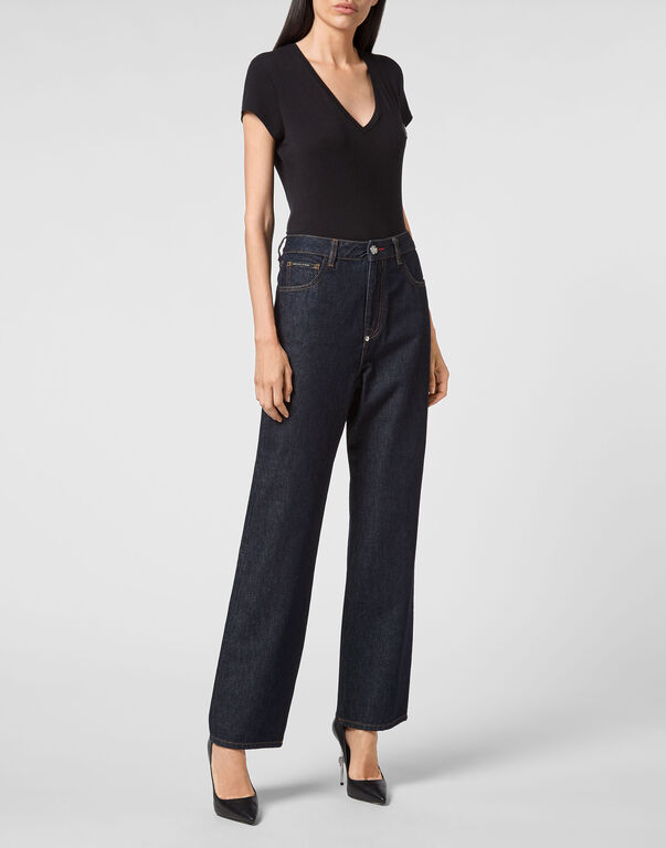 Denim Loose Fit Iconic Plein Denim Loose Fit Iconic Plein