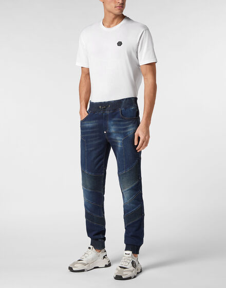 Denim Jogging Trousers