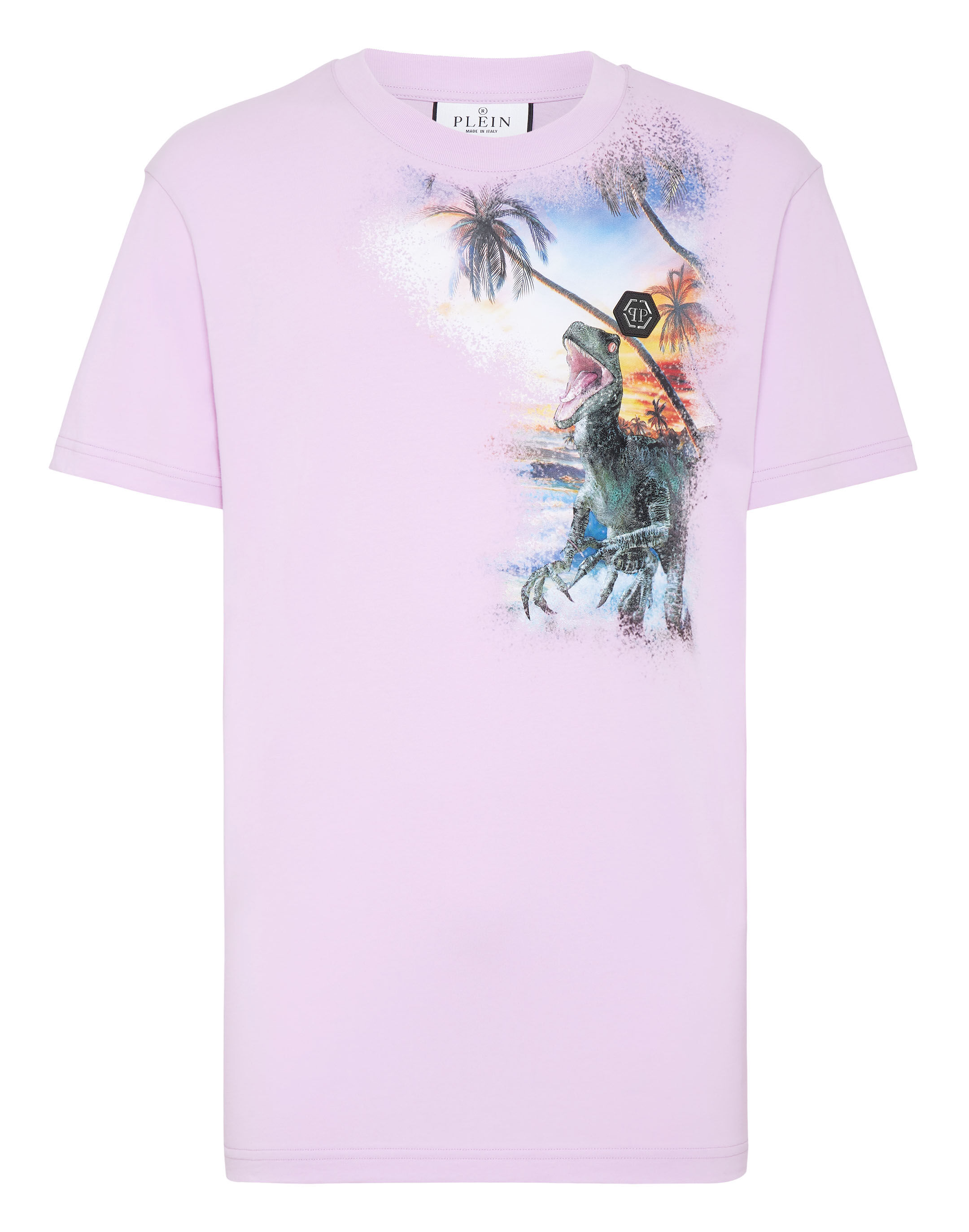 Tシャツ・カットソー Philipp Plein SACC MTK6077 PJY002N ROUND NECK HAWAII T-shirt SACC-MTK6077-PJY002N_30_sf.jpg