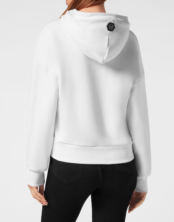 Cropped Hoodie Sweatshirt Bombing Graffiti
