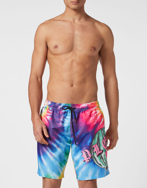 Tie-dye Long Swim Boxers Tutti Frutti