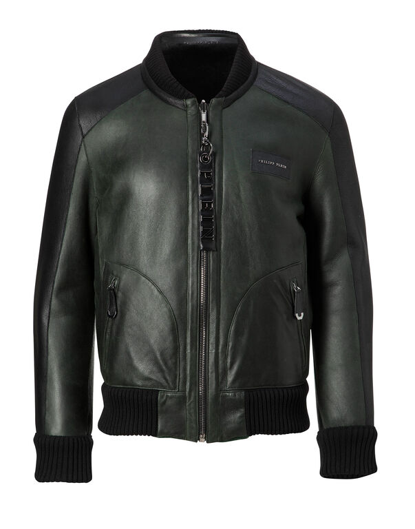 Leather Bomber "Martin"