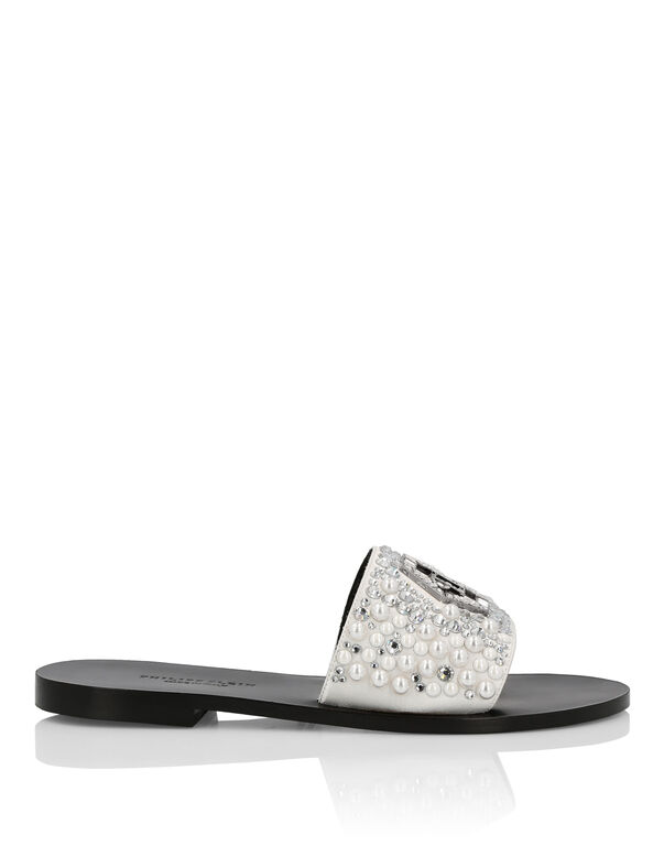 Sandals Flat Crystal