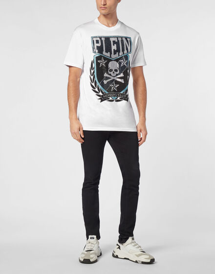 T-shirt Round Neck SS With Patch Skull&Bones