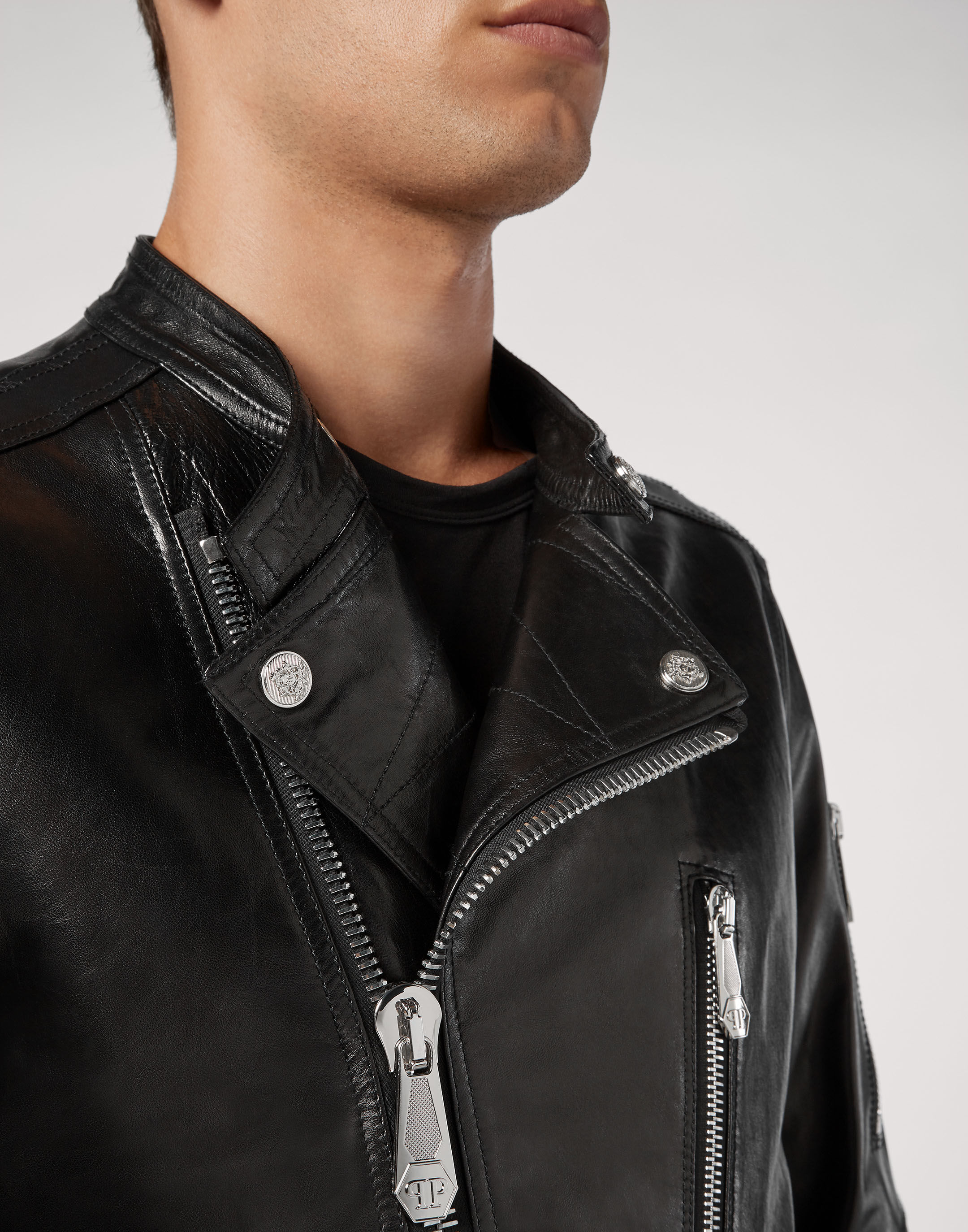All saints naoki outlet leather jacket