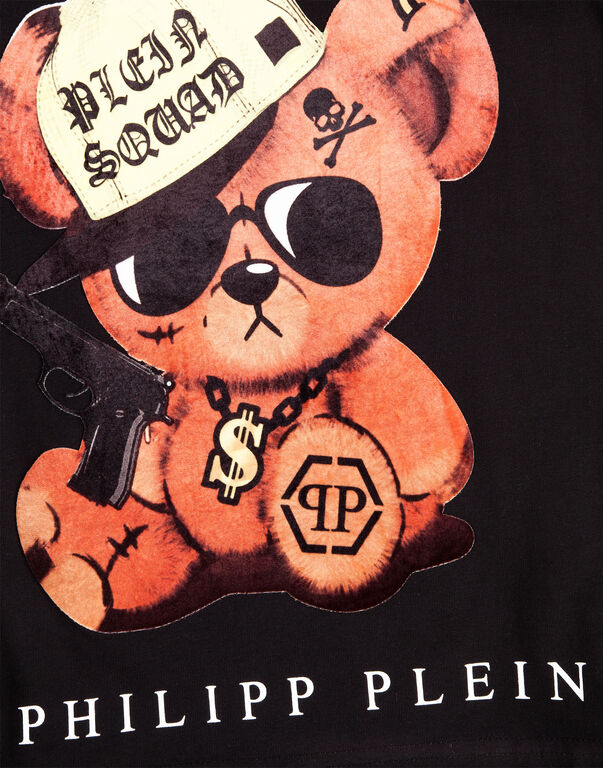 T-shirt Round Neck LS "Bling Teddy"