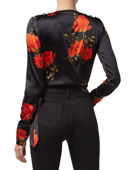 Top "Flowers Print"