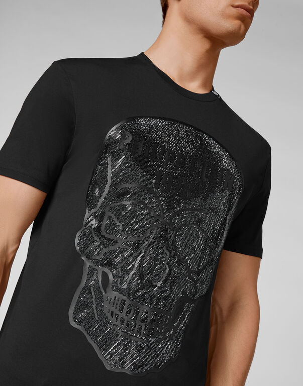 kommando Sidelæns erektion T-shirt Round Neck SS Crystal Skull | Philipp Plein Outlet