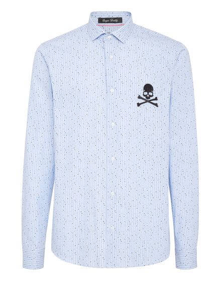 Shirt Sugar Daddy Cut LS Skull&Bones