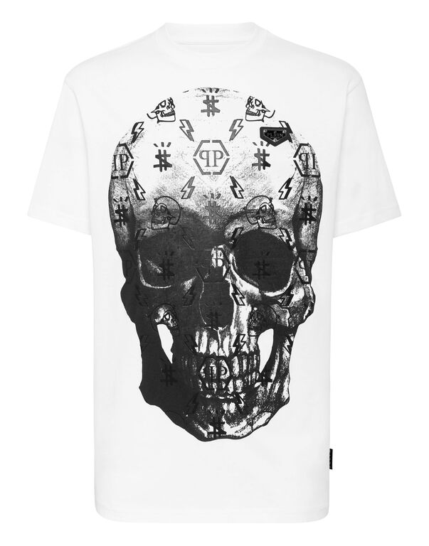 T-shirt Round Neck SS print Skull