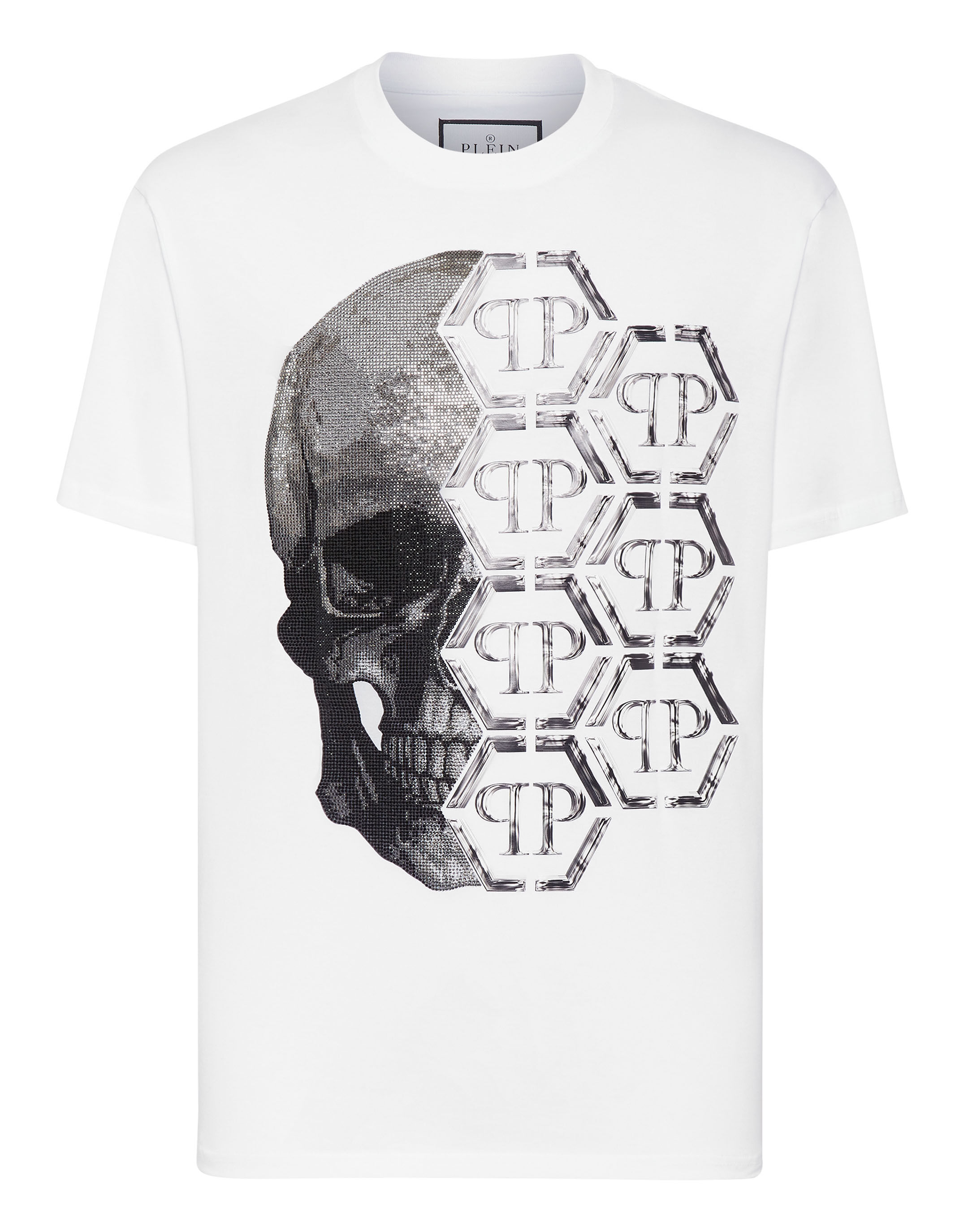 PHILIPP PLEIN MTK8145PJY002N02 関税送料込 Philipp Plein Outlet: T-shirt men - Black | Philipp Plein t