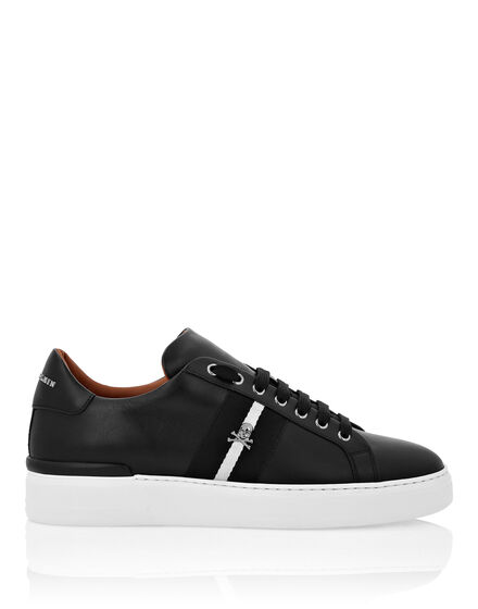 Leather Lo-Top Sneakers Stripes