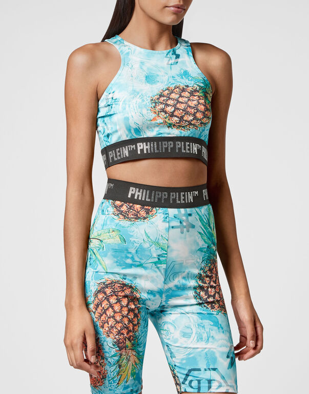adidas pineapple leggings large