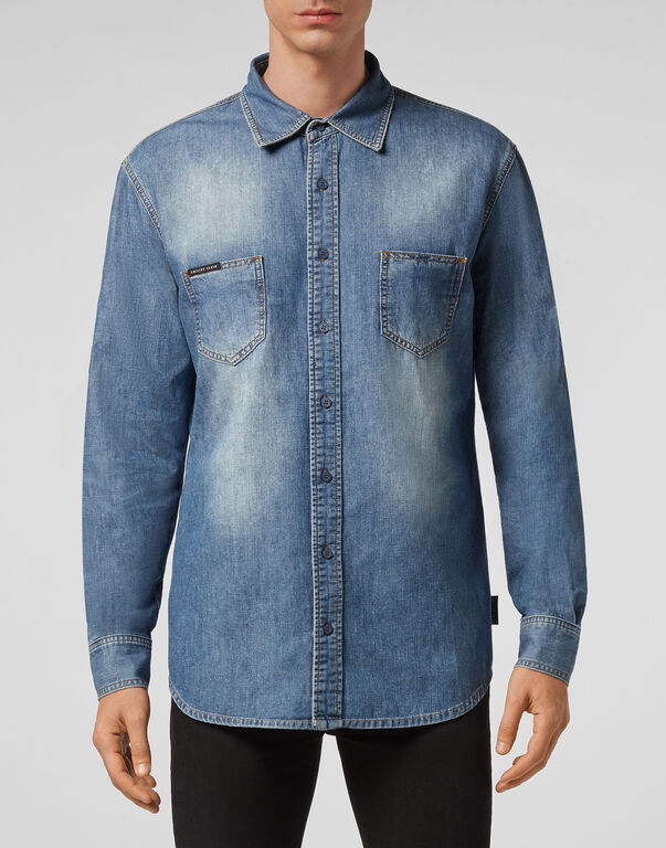 Denim Shirt Ls Istitutional