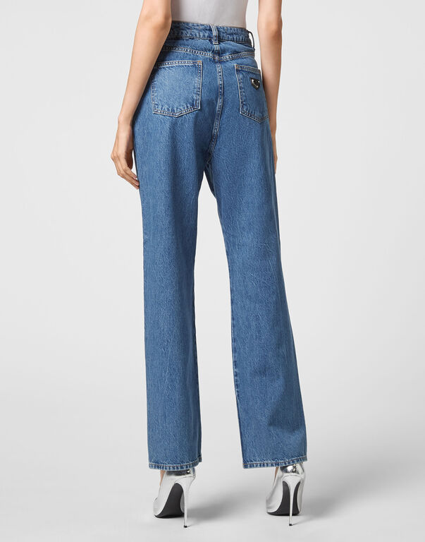 Denim Loose Fit Iconic Plein Denim Loose Fit Iconic Plein