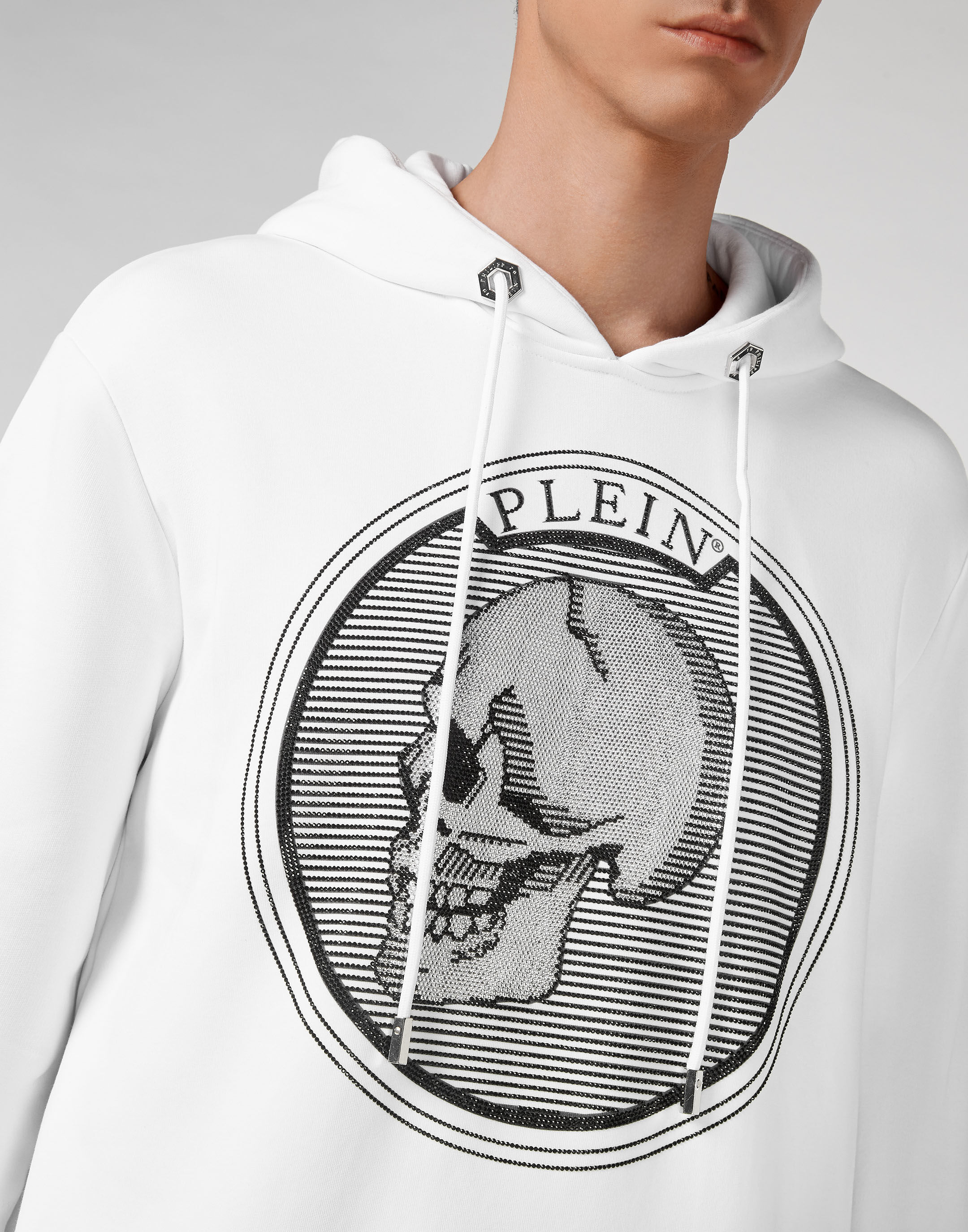 Outline crystal hoodie online