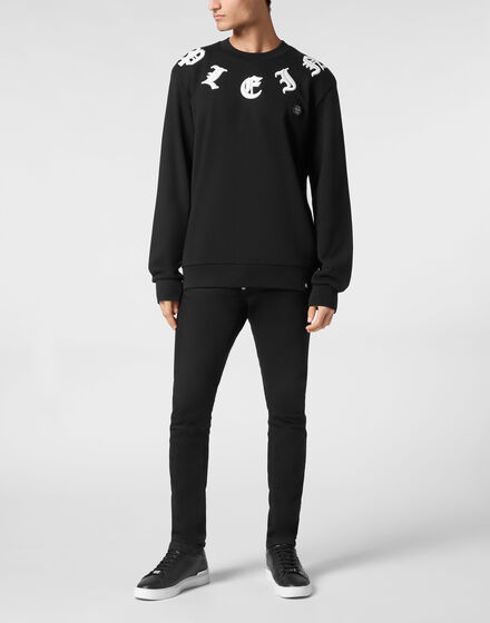 Sweatshirt Round Neck Gothic Plein
