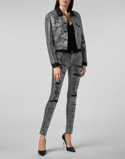 Denim Jacket Crystal