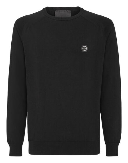 Cotton Pullover Round Neck LS