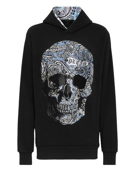 Hoodie sweatshirt Paisley Strass