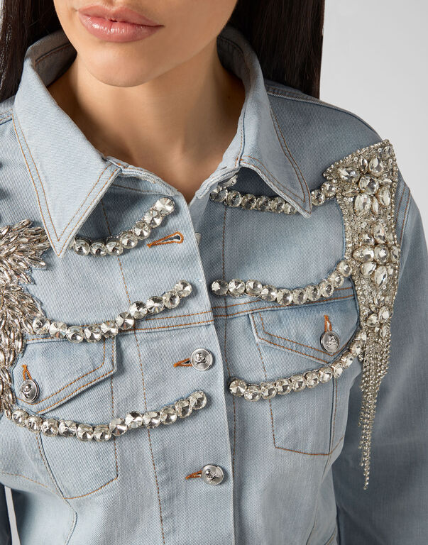 Denim Jacket Crystal