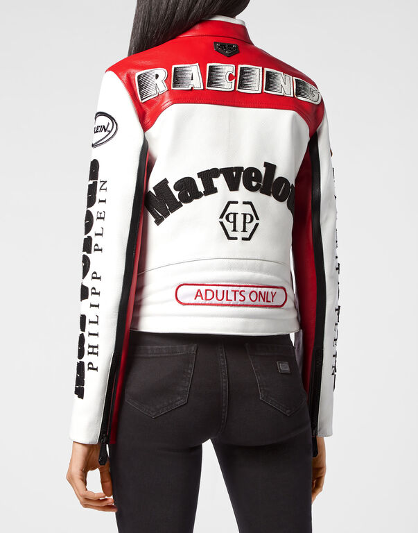 Leather Moto Jacket Marvelous